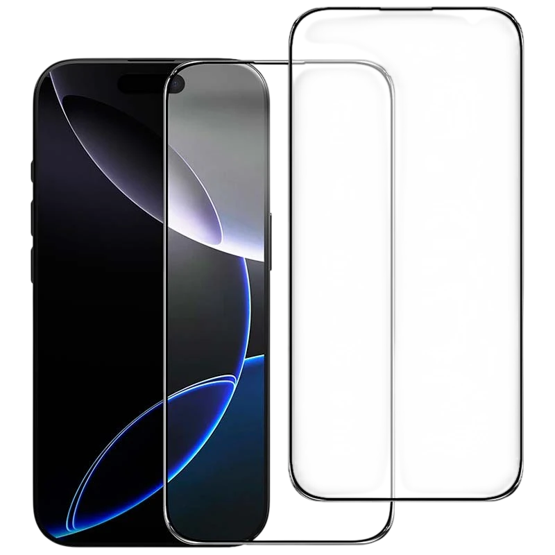 Pack x2 Protector de cristal templado iPhone 16 Pro 6.3" Full Screen 3D