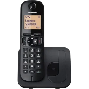 Panasonic KX-TGC250SPW Negro identificador de llamadas agenda 50 contactos Teléfono inalámbrico