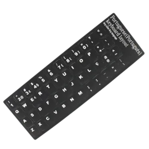 Pegatinas Teclado Portugués Negro