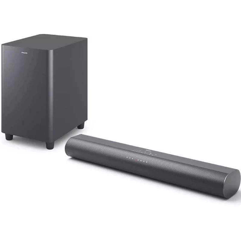 Philips TAB6100/10 Gris 2.1 80W Dolby Atmos Subwoofer DTS:X HDMI ARC Bluetooth 5.4 Barra de sonido