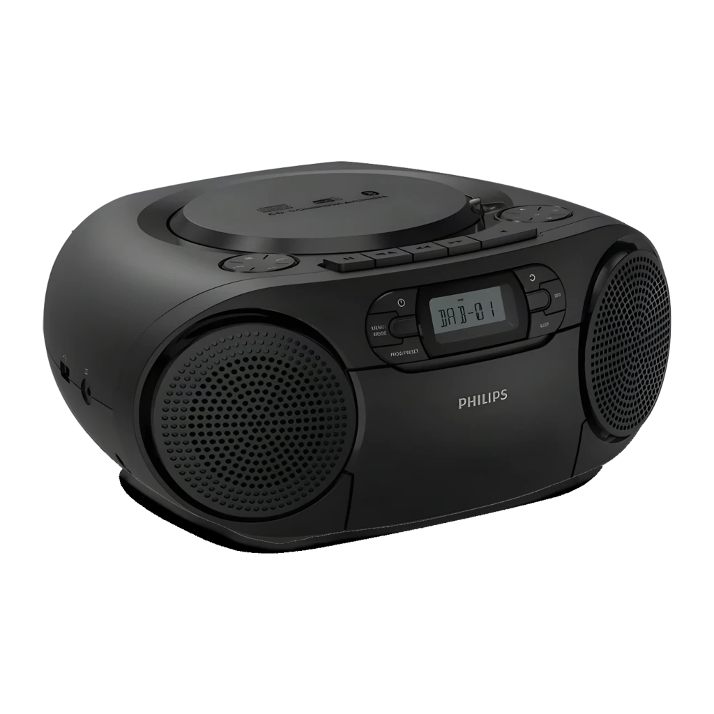 Philips TAZ2500 DAB+/FM Bluetooth 6.0 Reproductor de CD portátil