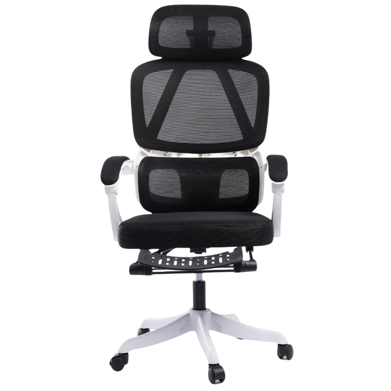 Powerbasic Évora 110kg reposacabezas reposapiés Silla de oficina ergonómica