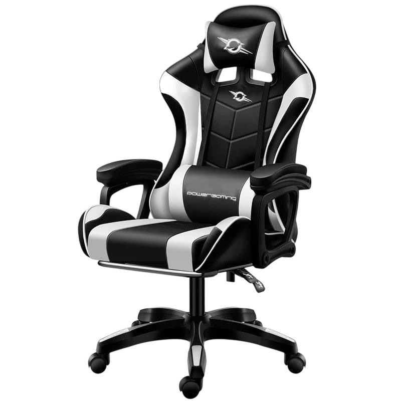 PowerGaming Negro/Blanco 120kg Silla gaming