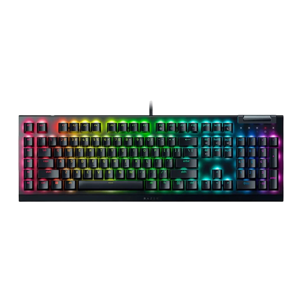 Razer BlackWidow V4 X Yellow Switch Cable USB Trenzado 2m mecánico RGB Teclado gaming