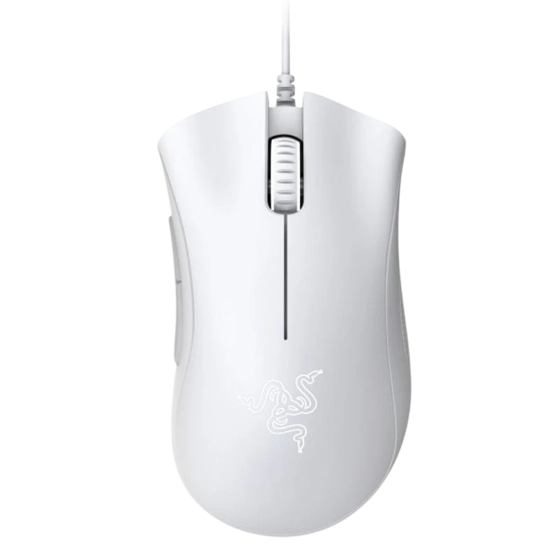 Razer DeathAdder Essential 6400 PPP Blanco 5 botones USB 126 g Ratón