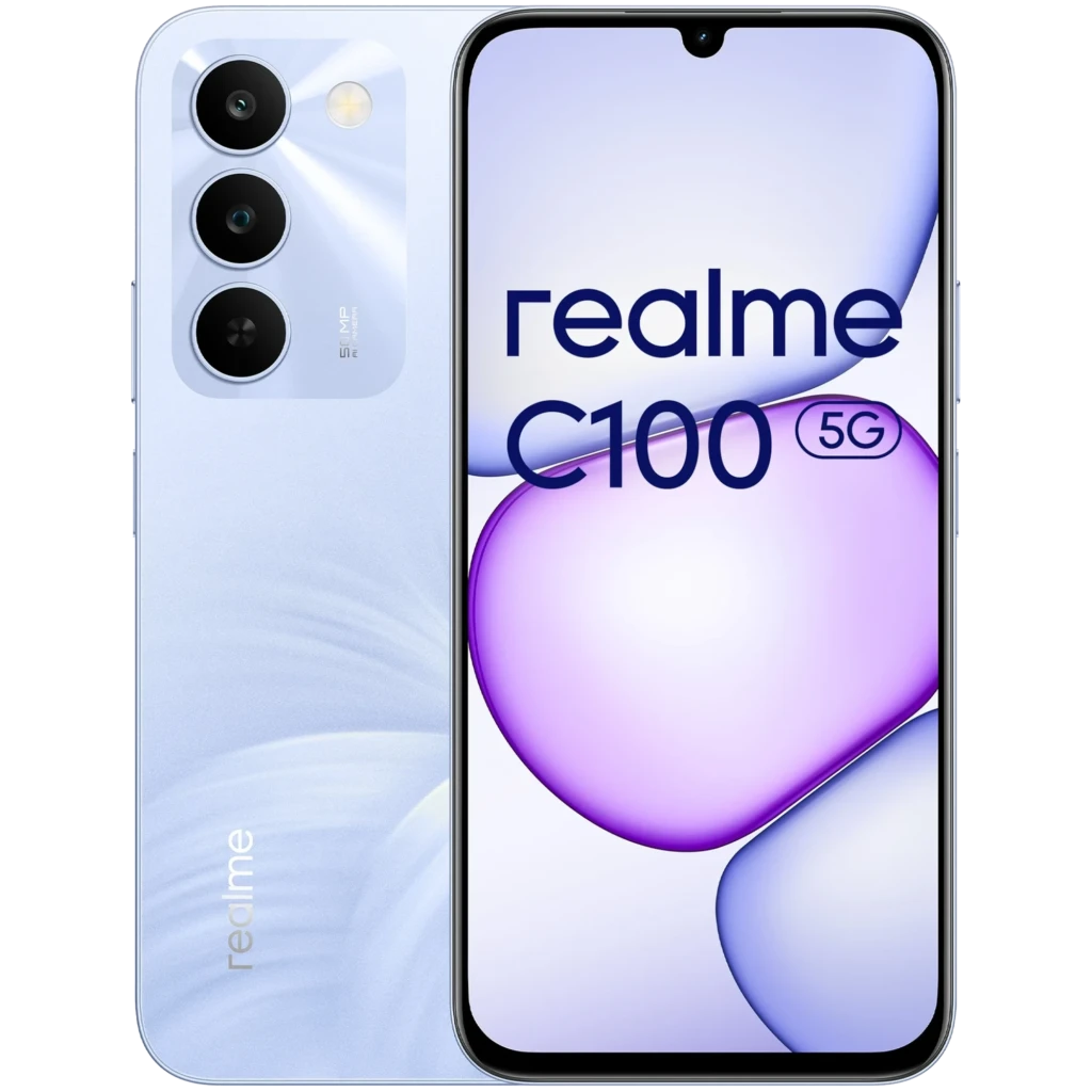 Realme C100 5G 4GB/256GB Morado 6,75 pulgadas IPS 120Hz 50MP 7000mAh 45W NFC