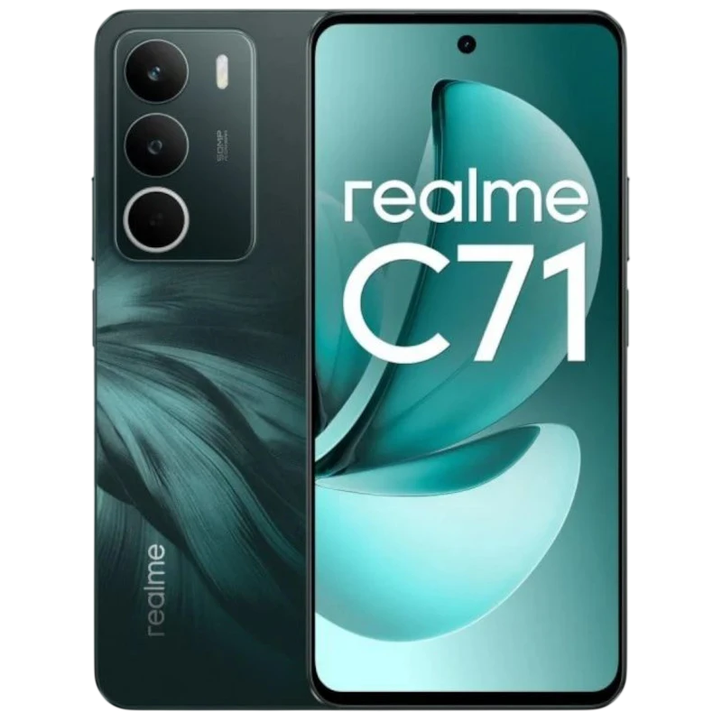 Realme C71 4GB/256GB Verde 6,67 pulgadas LCD 120Hz 50MP 6300mAh 45W NFC