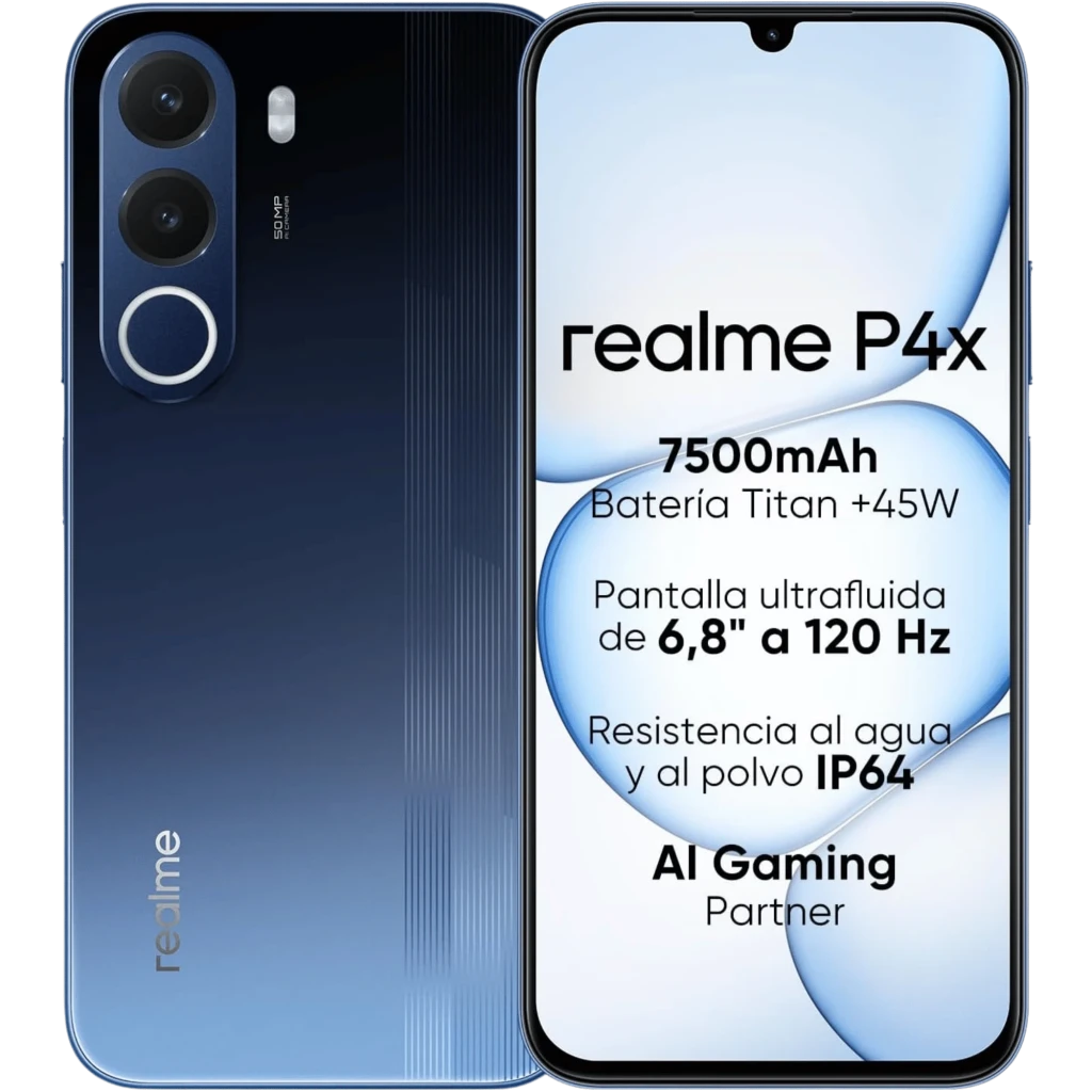 Realme P4X 4GB/128GB Azul Marino Phantom 6,5 pulgadas 13MP 5000mAh