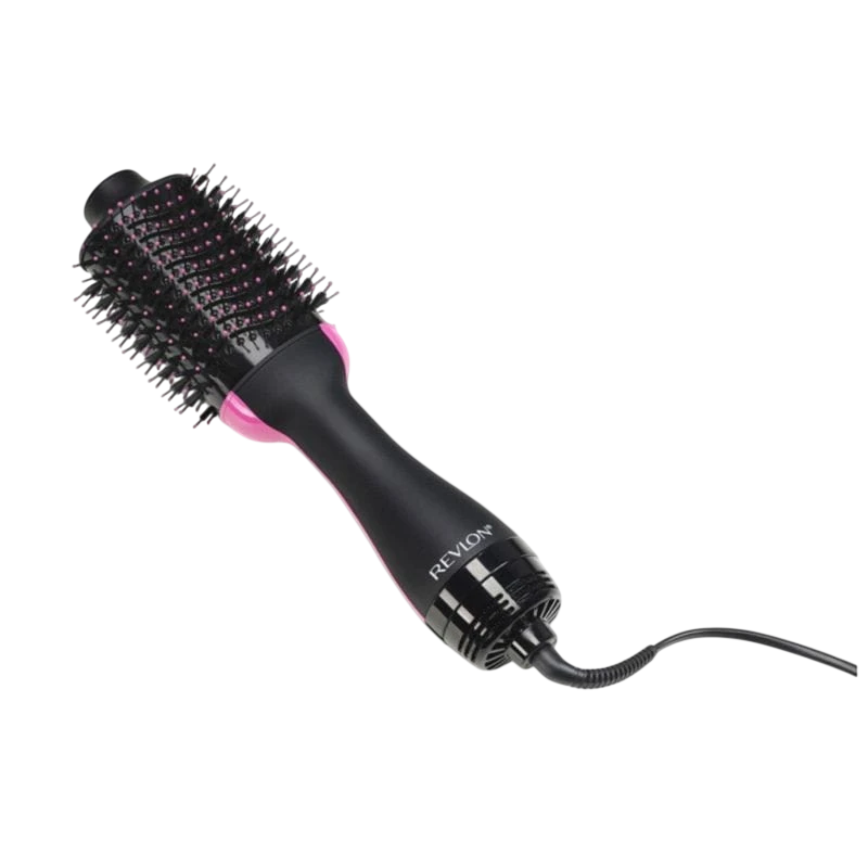 Revlon RVDR5222E Negro/Rosa iónico 2 velocidades 3 temperaturas Cepillo de aire caliente