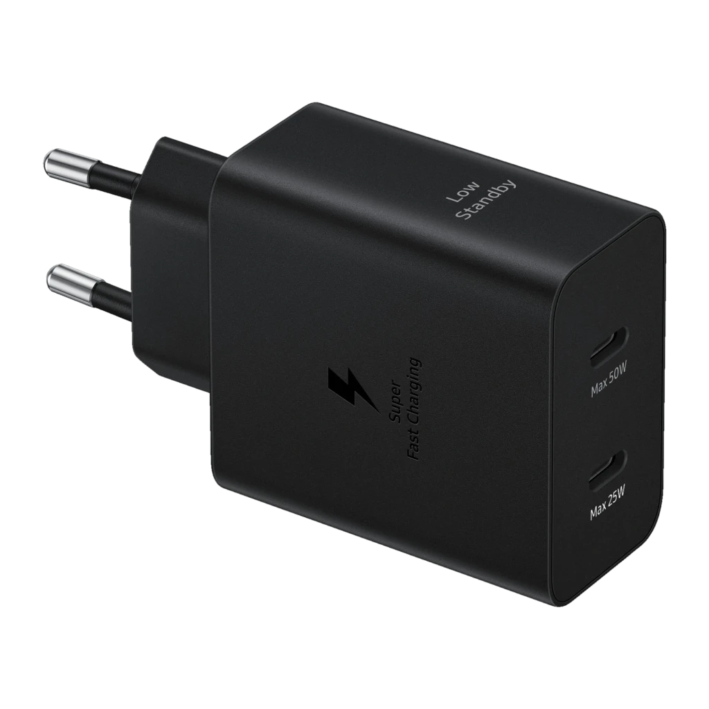 Samsung Power Duo EP-T5020 50W 2x USB-C - Cargador de pared