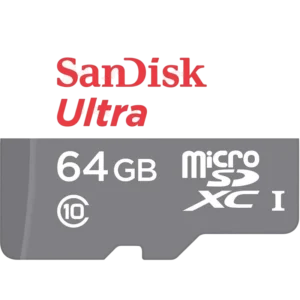 SanDisk Ultra 64GB 80MB/s Clase 10 Tarjeta microSD + Adaptador