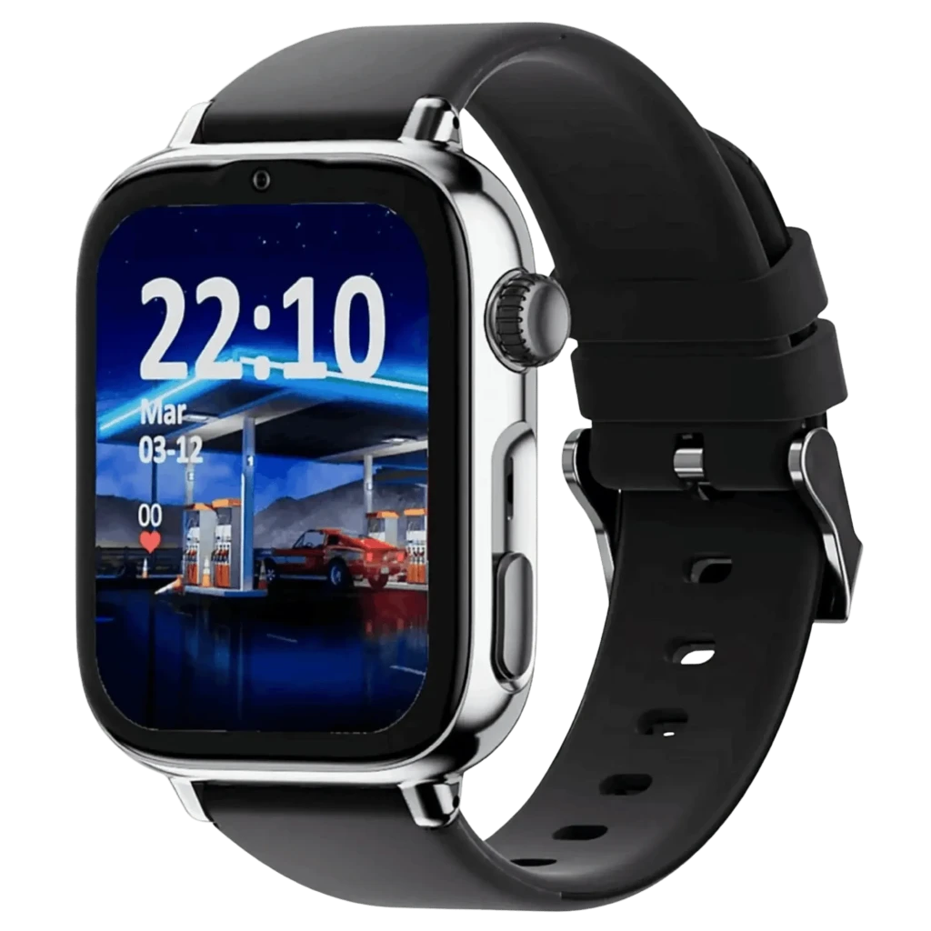 SaveFamily SaveWatch Plus 2 4G Plata Correa Silicona Black is Black 1,96 pulgadas Llamadas IP68 Smartwatch