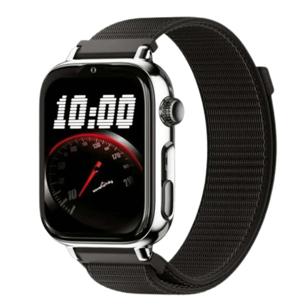 SaveFamily SaveWatch Plus 2 4G Plata Correa Tela Black Night 1,96 pulgadas Llamadas IP68 Smartwatch