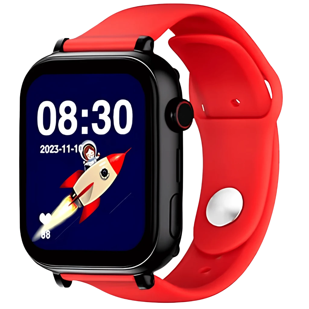 SaveFamily SaveWatch Plus Negro Correa Silicona Rojo 1,85 pulgadas IP67 Smartwatch