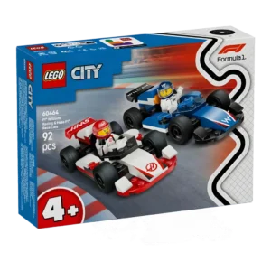 Set LEGO City 60464 F1 Williams Racing y Haas F1 Coches de Carreras 92 piezas 4+ años