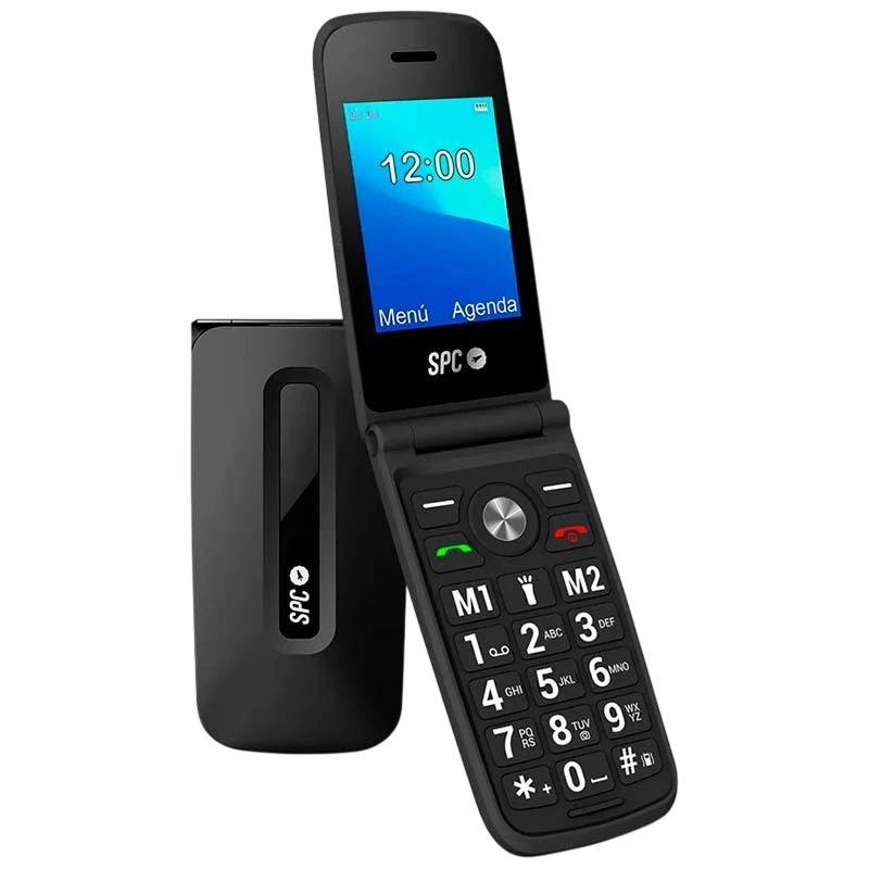 SPC Titan 2G Negro 2,4 pulgadas con tapa Móvil básico