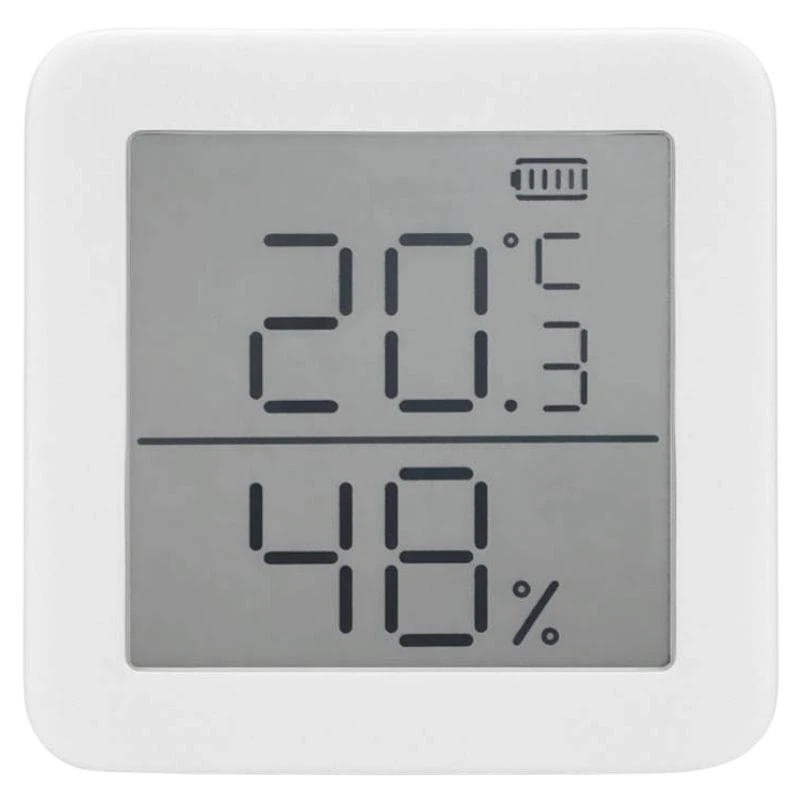 SwitchBot Meter Blanco compatible con Alexa y Google Termómetro e higrómetro