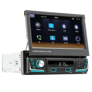 SWM 9606C-S 7 Pulgadas Bluetooth/MirrorLink/Carplay/USB Negro 1 DIN Android Auto Autorradio