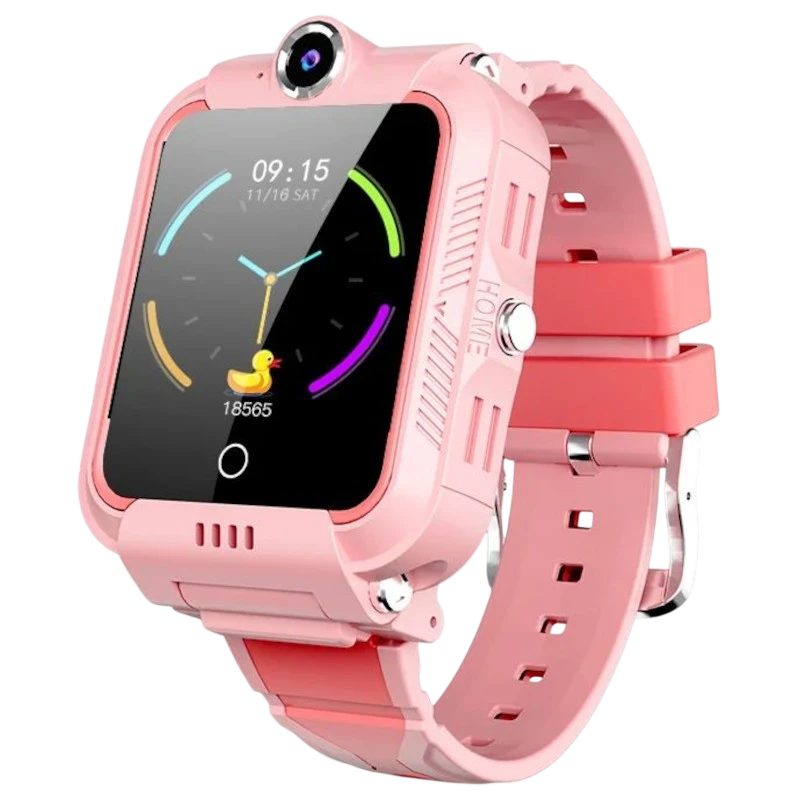 T17G 4G Rosa 1,4 pulgadas IPS GPS IP67 Smartwatch para niños - Reloj inteligente