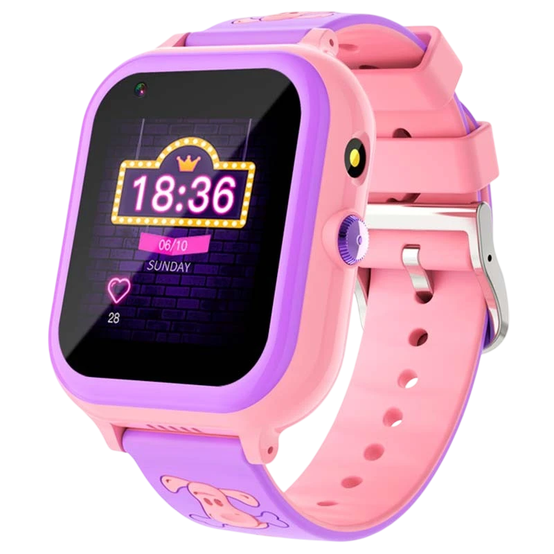 T29 4G Rosa 1,4 pulgadas TFT GPS IP67 Smartwatch para niños - Reloj inteligente
