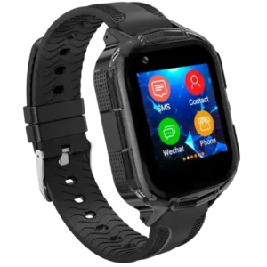 T32C 4G Negro 1,4 pulgadas IPS GPS IP67 Smartwatch para niños - Reloj inteligente