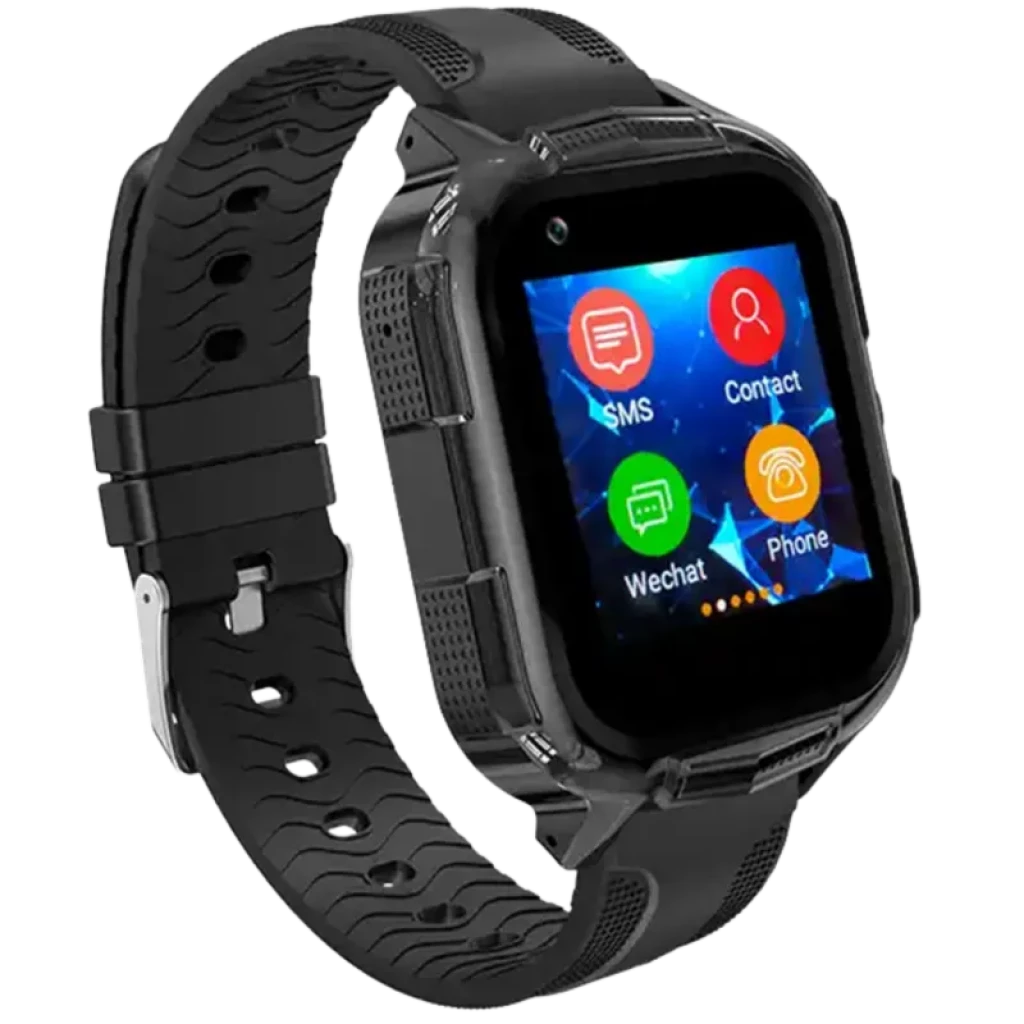 T32C 4G Negro 1,4 pulgadas IPS GPS IP67 Smartwatch para niños - Reloj inteligente