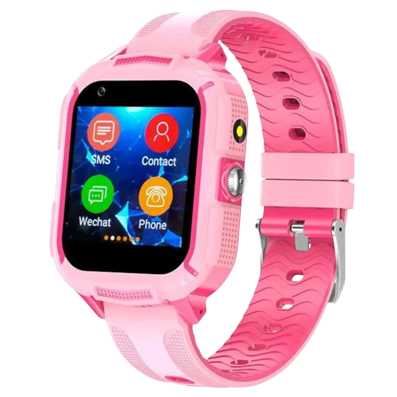 T32C 4G Rosa 1,4 pulgadas IPS GPS IP67 Smartwatch para niños - Reloj inteligente