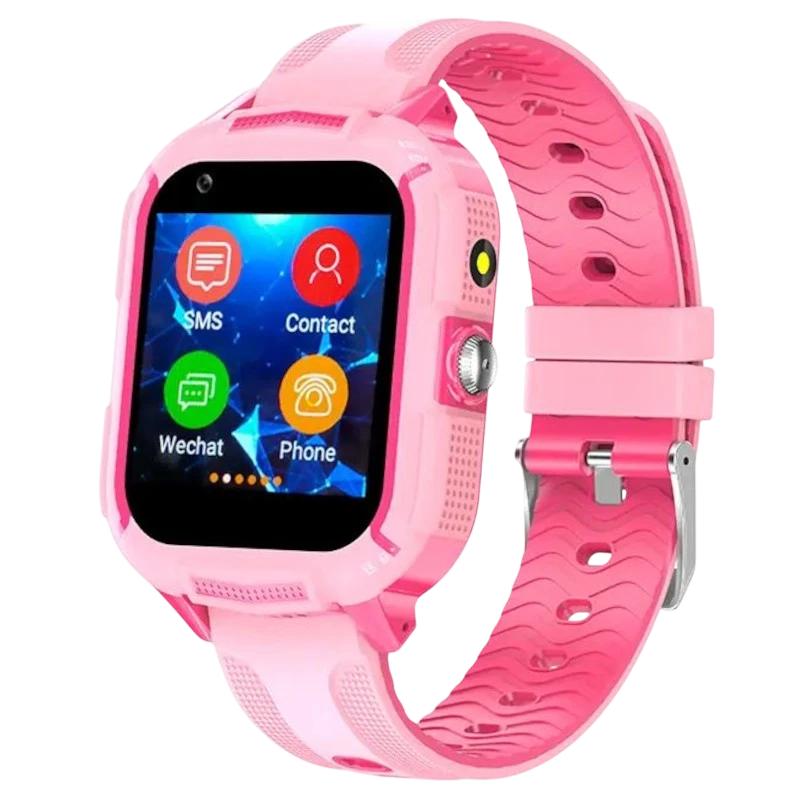 T35C 4G Rosa 1,4 pulgadas TFT GPS IP67 Smartwatch para niños - Reloj inteligente