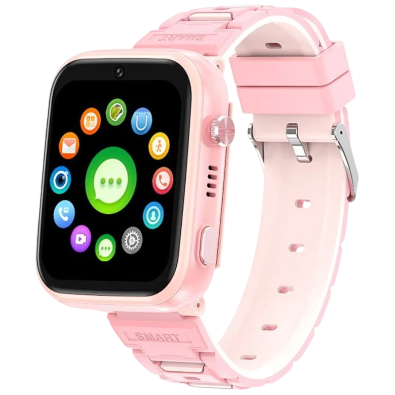 T45 Rosa 1,83 pulgadas IPS GPS IP67 Smartwatch para niños - Reloj inteligente