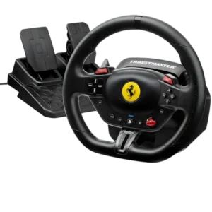 Thrustmaster T98 Ferrari 296 GTB para PS5, PS4, PC 2 pedales levas de cambio sensores magnéticos Volante de simulación