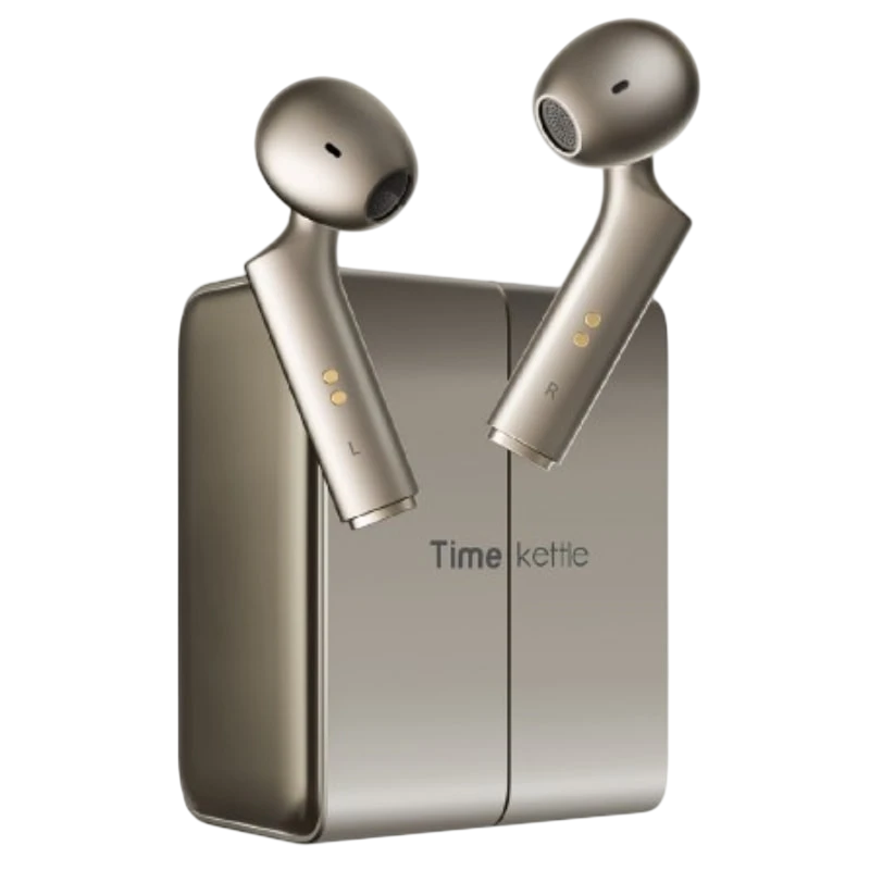 Timekettle W4 IA Dorado Conducción ósea Bluetooth 5.3 18h Auriculares inalámbricos