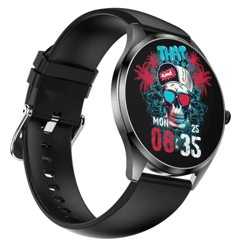 TN99 Correa Silicona Negro 1,43 pulgadas AMOLED Llamadas Bluetooth 5 días +100 deportes IP67 - Reloj inteligente