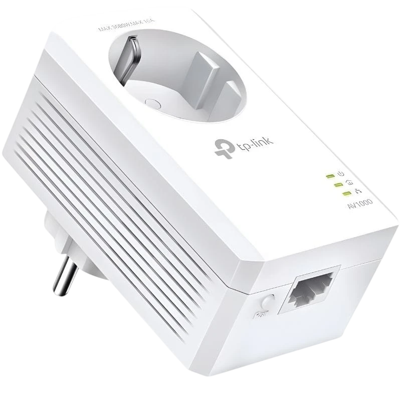TP-Link TL-PA7017P Kit AV1000 con enchufe 1 puerto Gigabit Adaptador Powerline