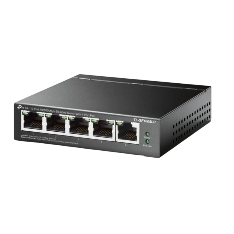 TP-Link TL-SF1005LP PoE Negro Switch