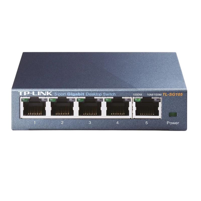 TP-LINK TL-SG105 con 5 puertos a 10/100/1000 Mbps Switch para sobremesa