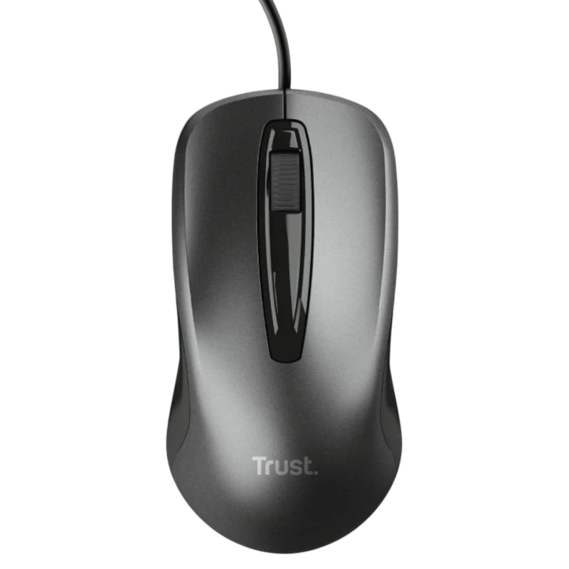 Trust 24657 USB Negro 1200DPI 3 botones 85 g Ratón