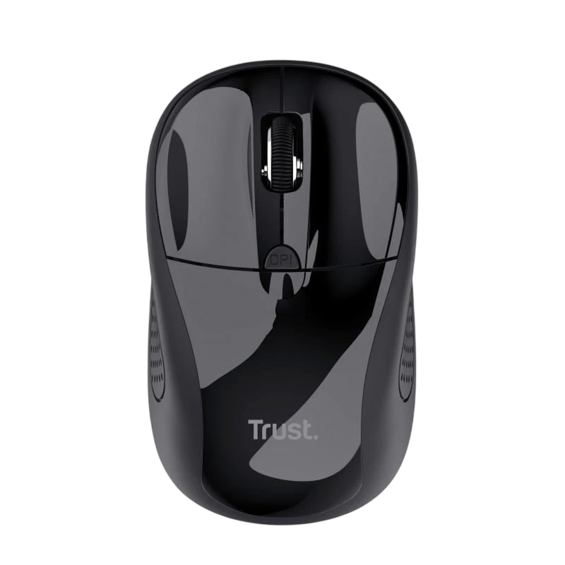 Trust 24658 USB A 1600 DPI Negro 4 botones 2.4GHz 74 g Ratón