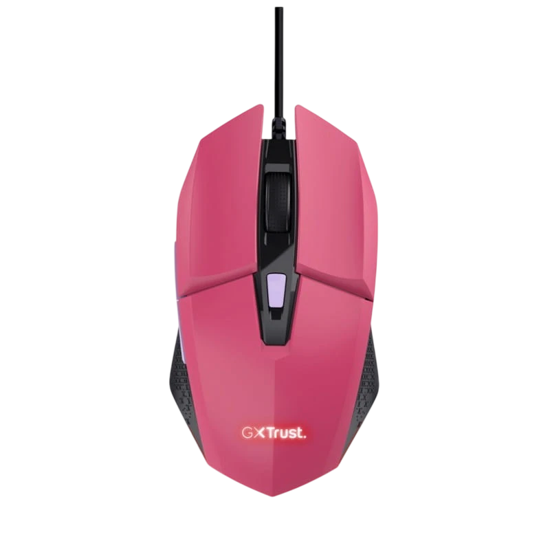 Trust GXT109P FELOX USB tipo A Rosa 6400 DPI 6 botones 108 g Ratón