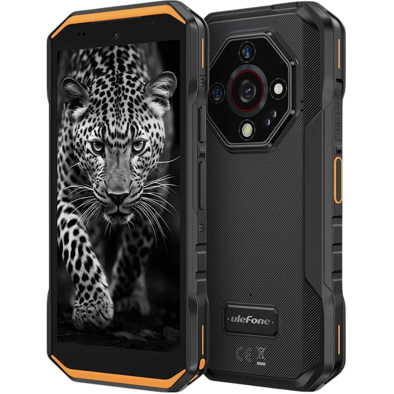 Ulefone Armor X32 6GB/128GB Naranja Rugged IP68/IP69K 5,65 pulgadas IPS 90Hz 48MP 5500mAh 18W NFC