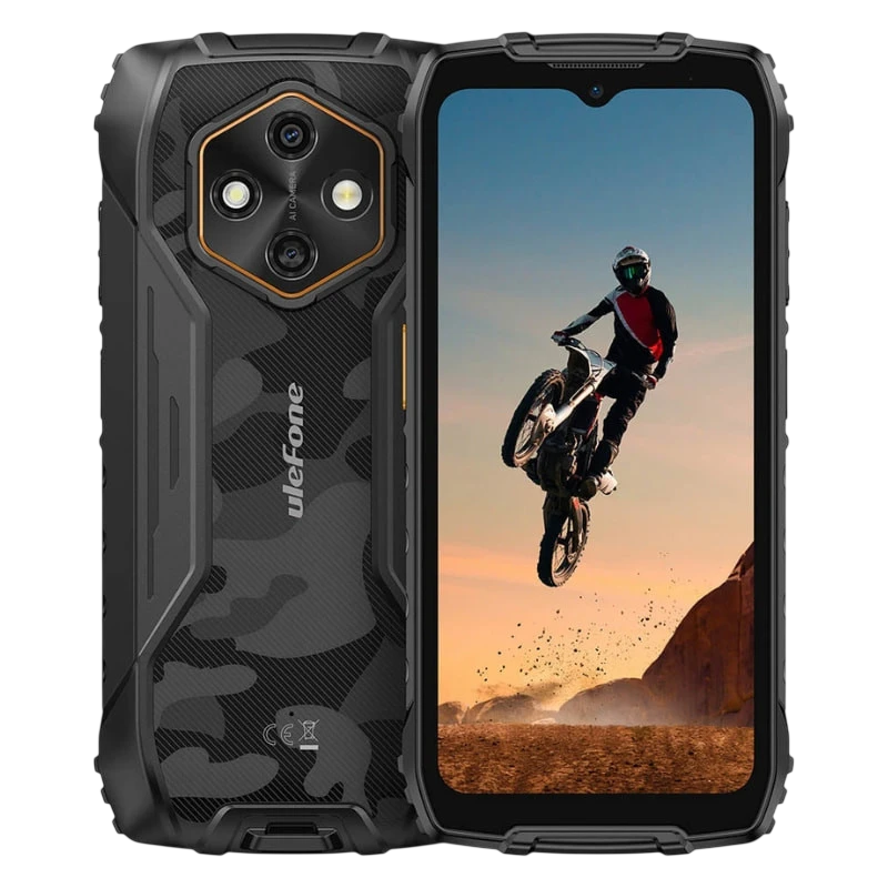 Ulefone RugKing 4 Pro 8GB/256GB Negro 6,56 pulgadas IPS 120Hz 48MP 10200mAh 18W NFC