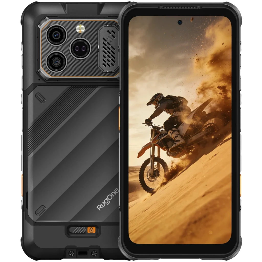 Ulefone RugOne Xever 8 8GB/128GB Negro IP68 6,5 pulgadas 120Hz 64MP NFC