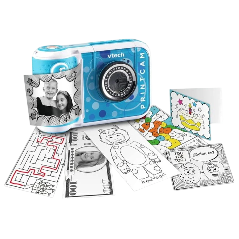 Vtech Kidizoom Print Cam Azul 5MP Cámara digital para niños