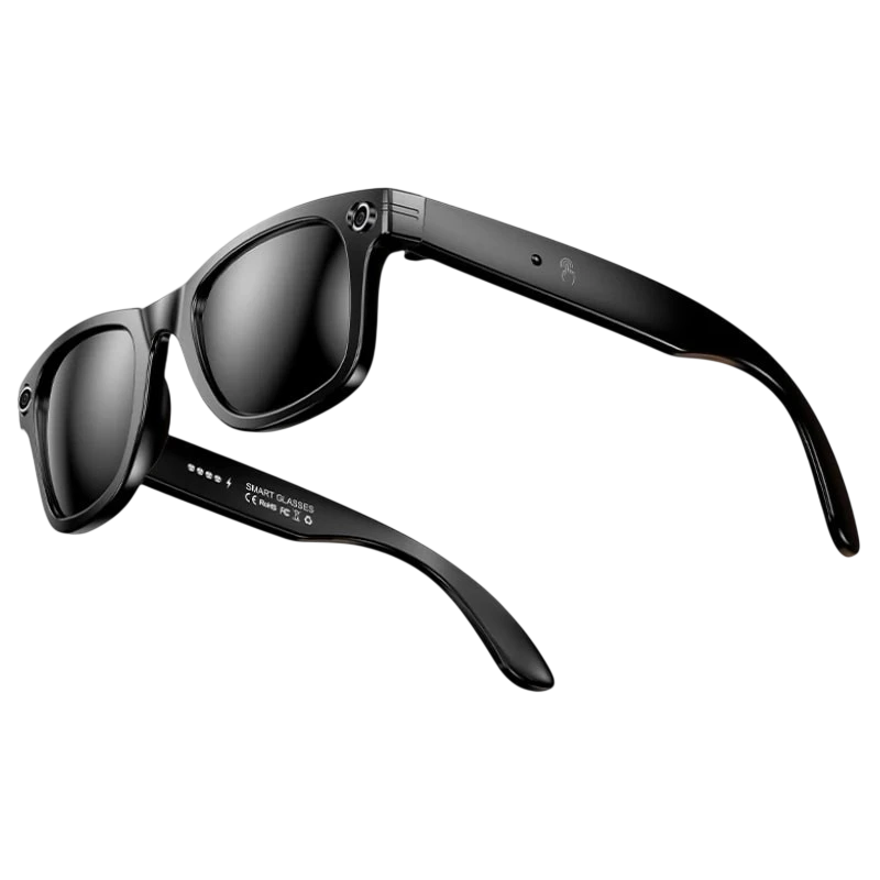 W600 Negro con cámara IP65 Bluetooth Gafas inteligentes