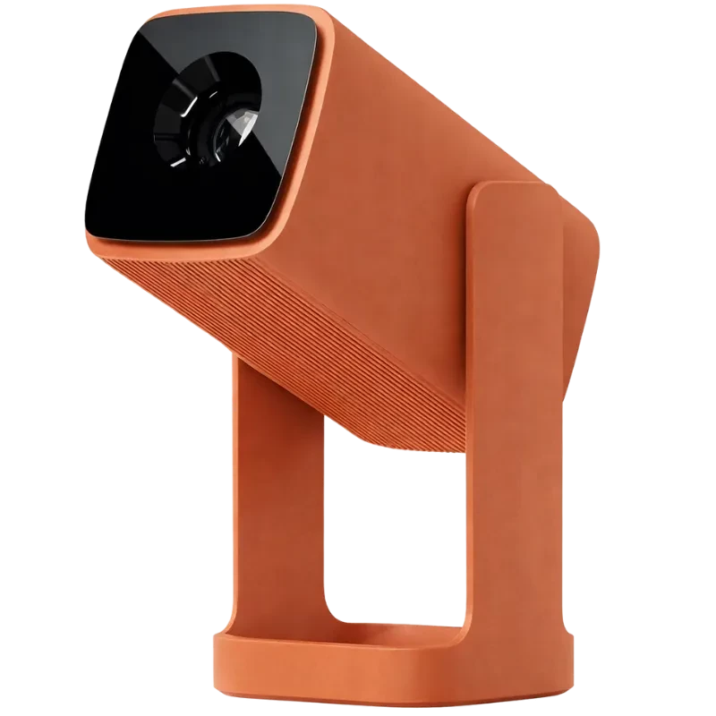 Wanbo Cube 1 350 Lúmenes HD WiFi Orange LED Android TV 11 Bluetooth 5.0 corrección trapezoidal automática Proyector