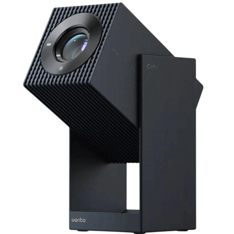 Wanbo Cube 2 Pro Black Blue 500 lúmenes ANSI Full HD Android TV 11 autoenfoque altavoz 8W 28dB Proyector