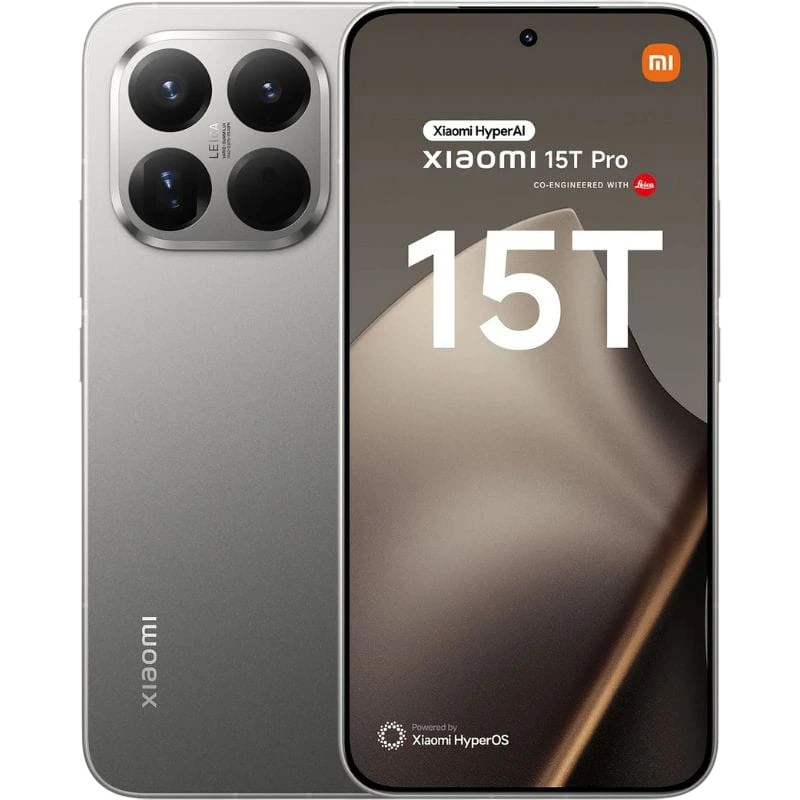 Xiaomi 15T Pro 12GB/512GB Gris 6,83 pulgadas AMOLED 144Hz 50MP 5500mAh 90W NFC