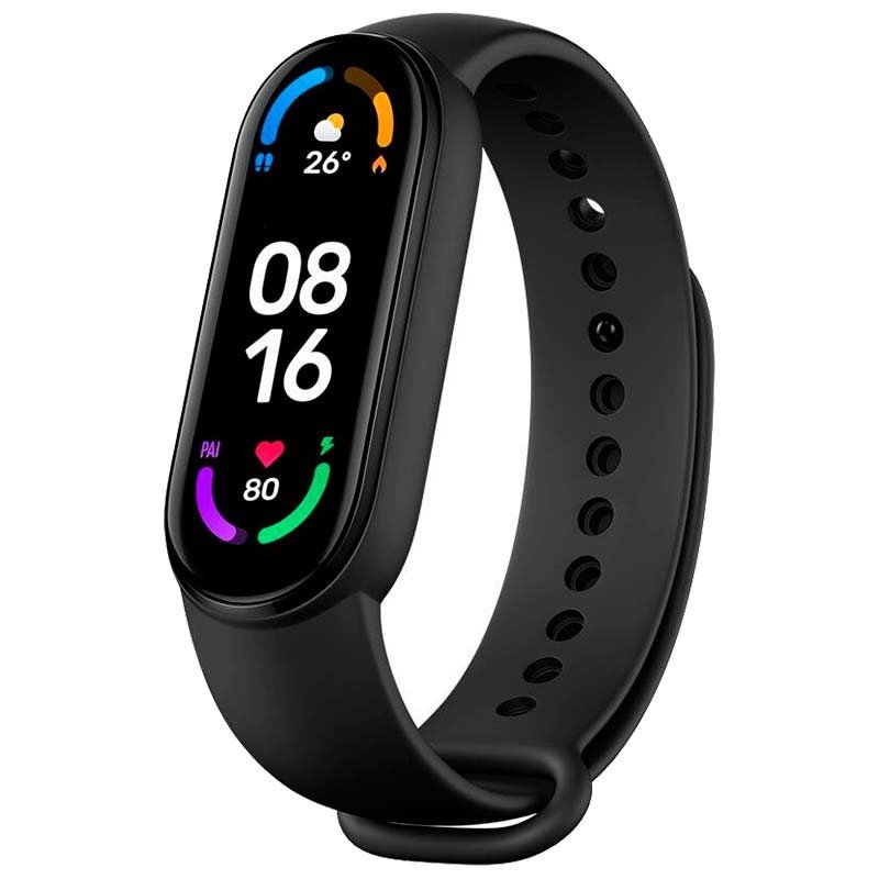 Xiaomi Mi Smart Band 6 1,56 pulgadas AMOLED 19 días +30 deportes 5ATM Pulsera de actividad Negro