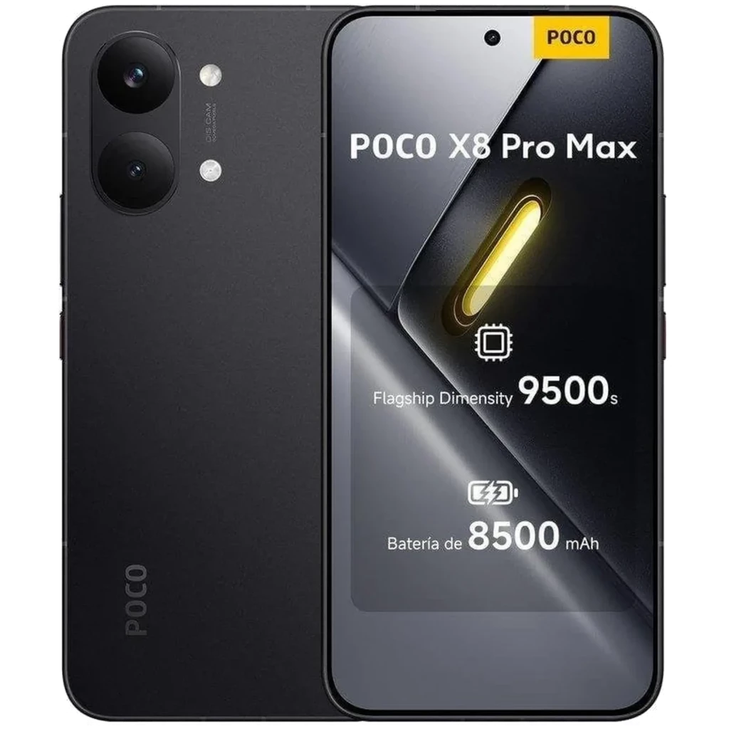 Xiaomi Poco X8 Pro Max 5G 12GB/256GB Negro 6,83 pulgadas AMOLED 120Hz 50MP 8500mAh 100W NFC