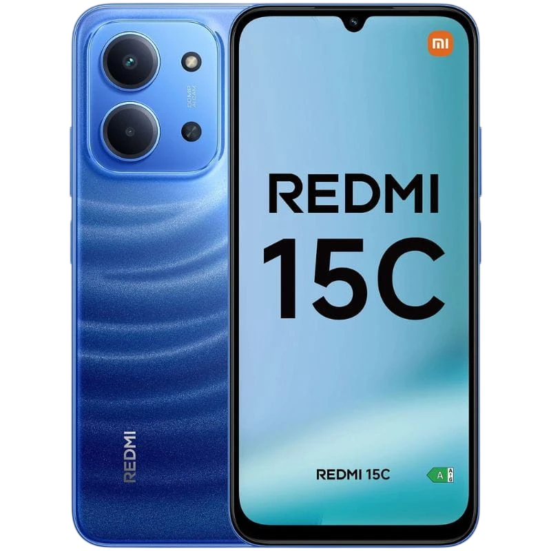 Xiaomi Redmi 15C 4GB/128GB Azul 6,9 pulgadas IPS 120Hz 50MP 6000mAh 33W