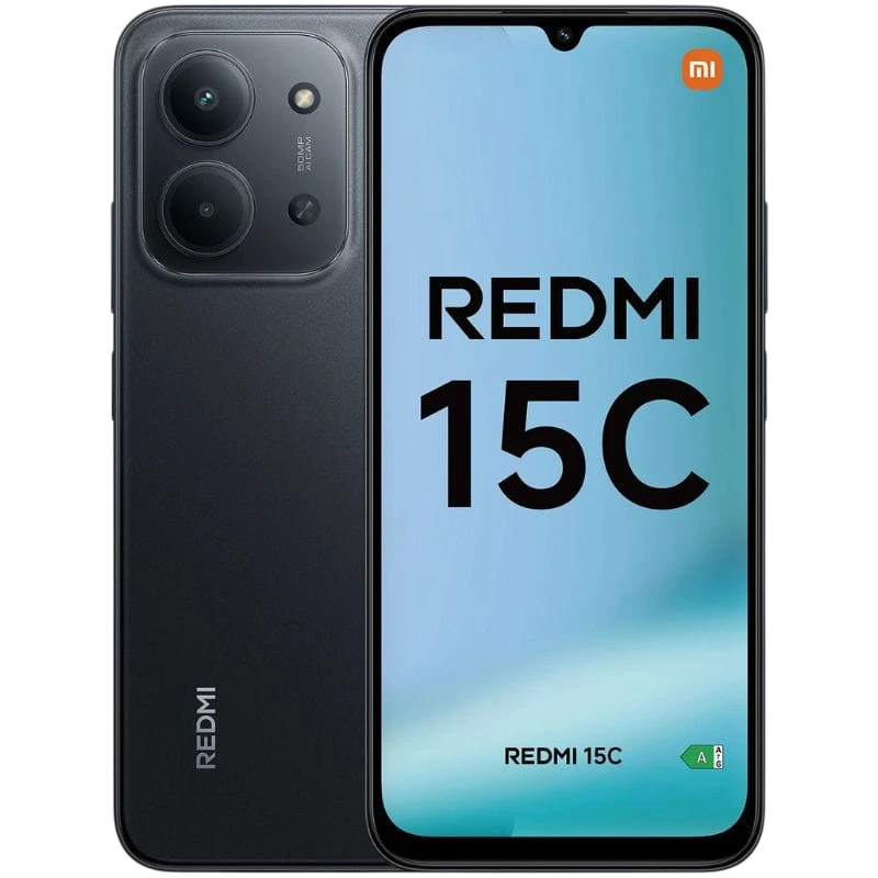 Xiaomi Redmi 15C 4GB/128GB Negro 6,9 pulgadas IPS 120Hz 50MP 6000mAh 33W